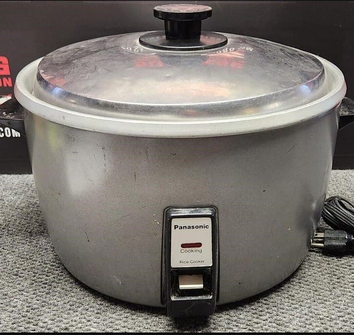 Panasonic Commercial Rice Cooker, Large Capacity 46-Cup (Cooked), 23-Cup (Uncooked) with One-Touch Operation and 8-Hour Keep Warm — SR-42HZP — Silver — BEST COMMERCIAL RICE COOKERS — WALFOSBRAND.COM