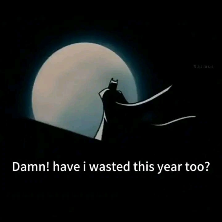 No, this year (2024) was one of the best years for me!