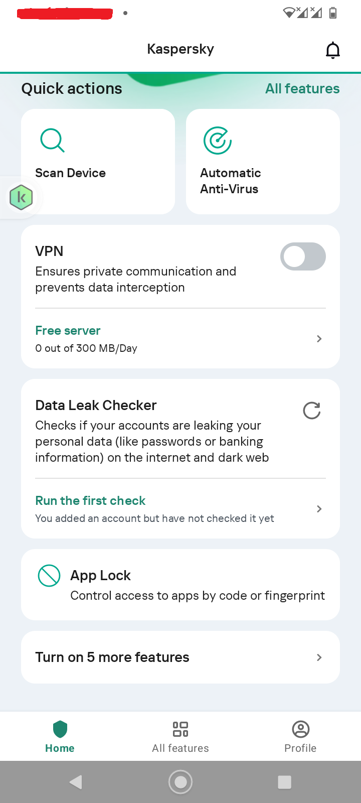 Kaspersky Internet Security for Android