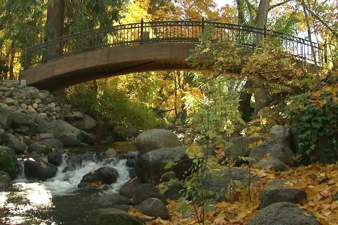 are dogs allowed in lithia park in ashland oregon