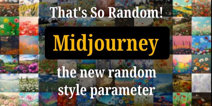 That’s so Random Midjourney! A new random parameter style reference.