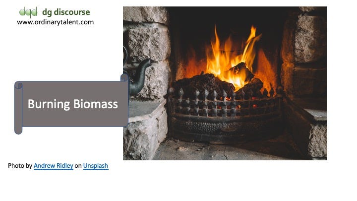 Non renewables: biomass