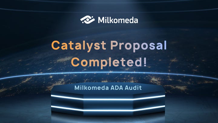 Catalyst Proposal Completed! Milkomeda ADA Audit