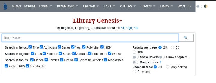 library genesis ebooks