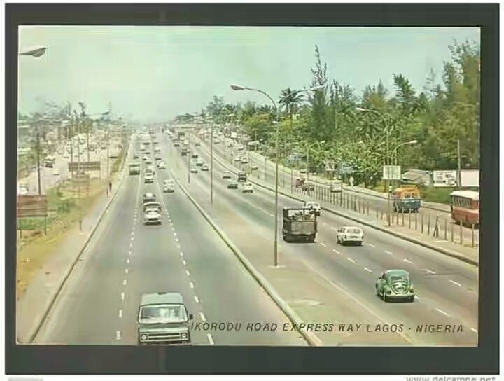 Ikorodu Road Expressway, Lagos in the ‘70s