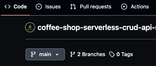 Select "Actions" in the top right of GitHub repository options.