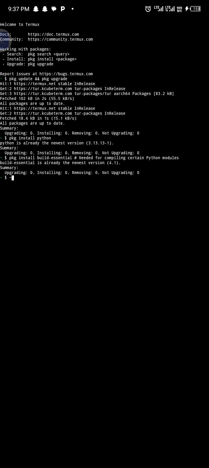 Mobile Automation with Termux
Title:
Python on the Go: Turning Your Smartphone into a 24/7…