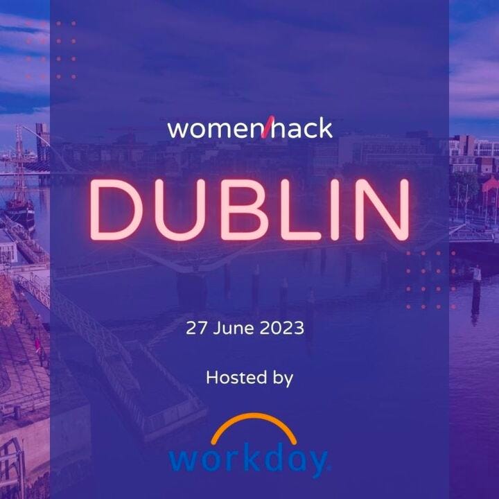 WomenHack Tuesday 27th June 2023, @ Workday Dublin