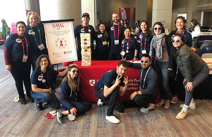 The Hopelab team at CancerCon 2019 with the SAYAC