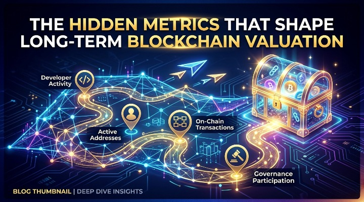 The Hidden Metrics That Shape Long-Term Blockchain Valuation