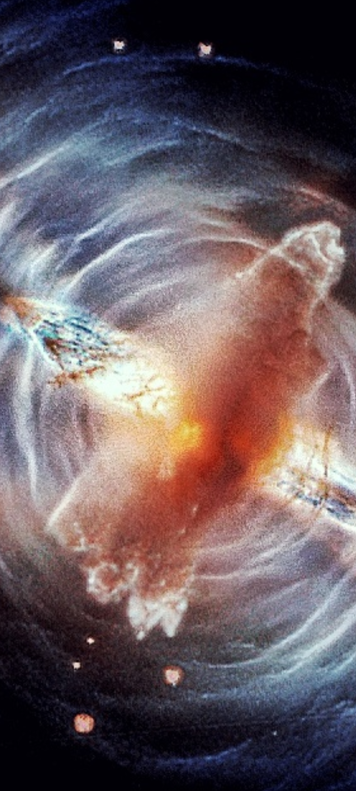 Egg Nebula Collision: Proof of a Ballistic Solar Puncture