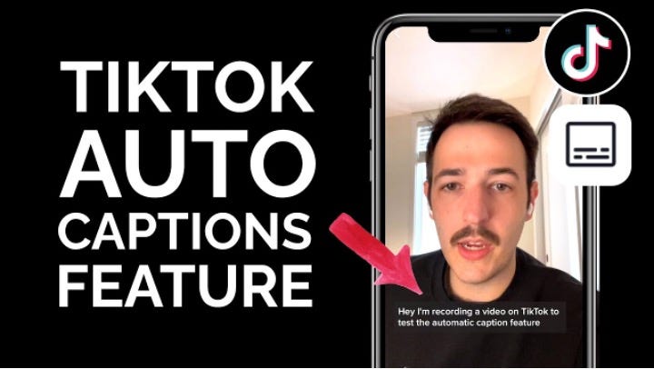 How to use auto caption on TikTok, Youtube video