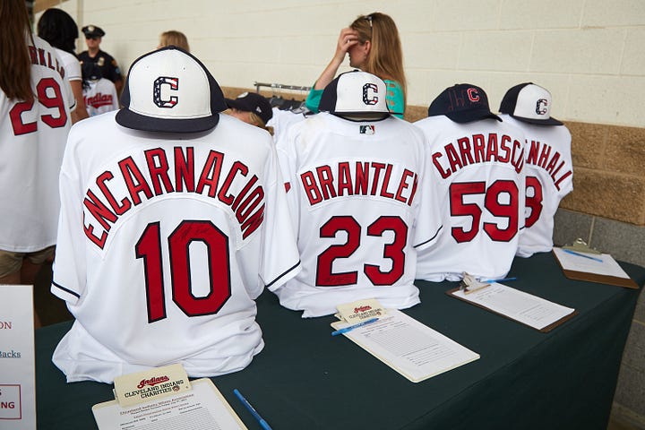 Cleveland Indians Francisco Lindor and Carlos Carrasco crash wedding  pictures at Progressive Field, by Cleveland Guardians