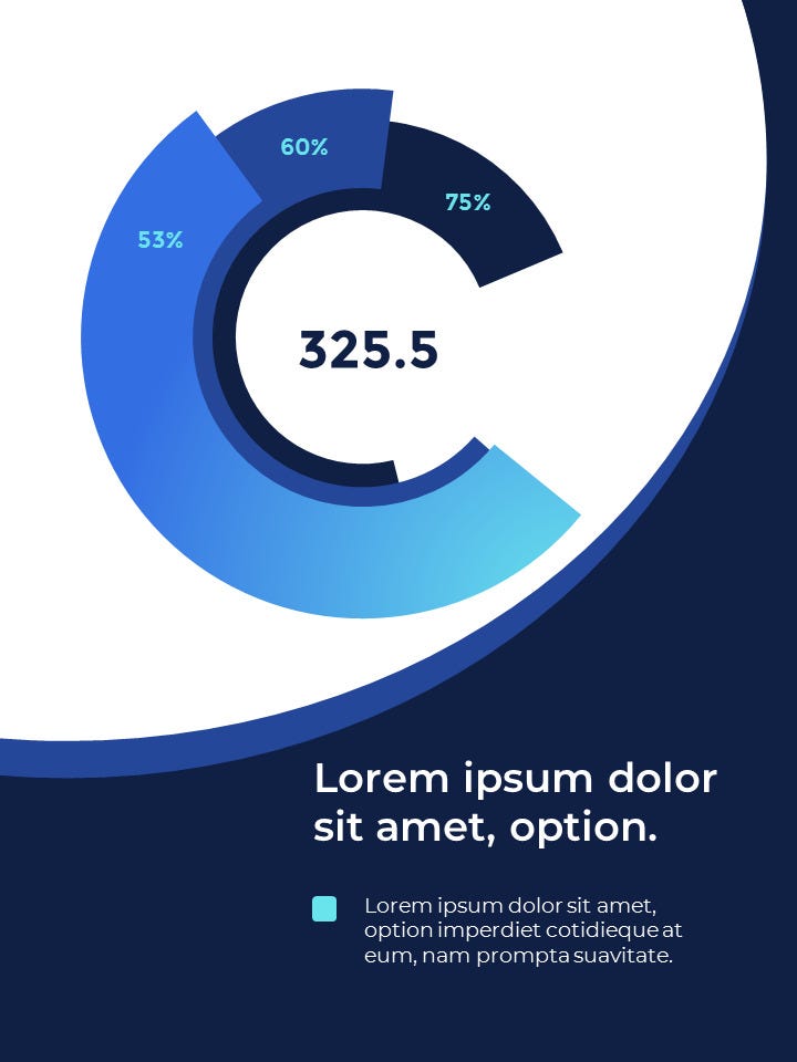 Example of Business Report Vertical Slide