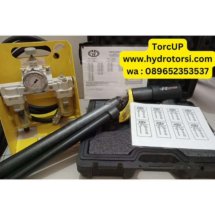 komplet set pneumatic torque wrench