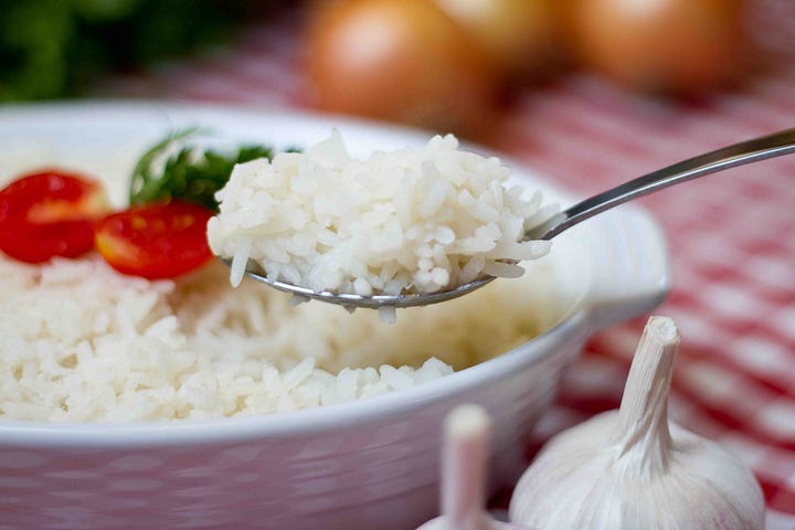 Sopa de arroz blanco dieta blanda