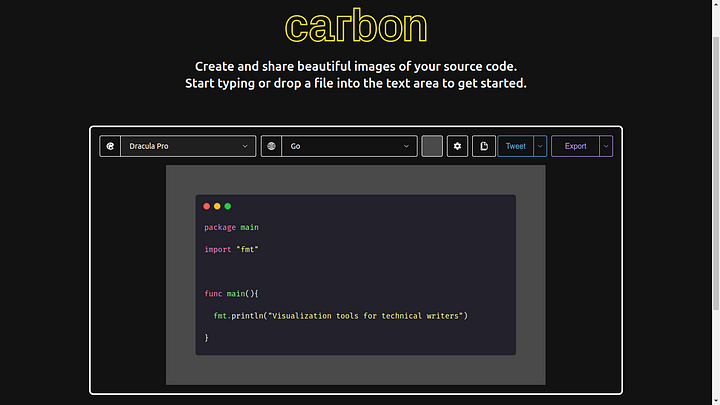 carbon homepage