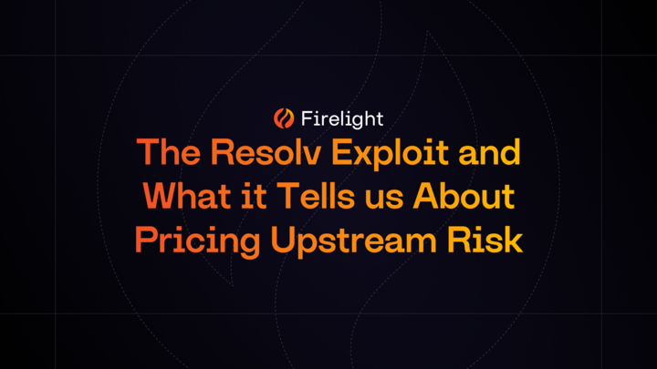 The Resolv Exploit: A Case for Pricing Upstream Risk