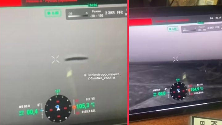 Ukrainian Soldier Captures Footage of Massive UFO Over Donetsk War Zon
