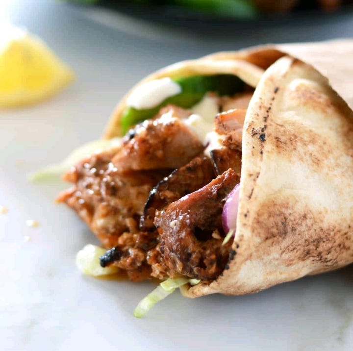 Here’s a simple recipe for making chicken shawarma: