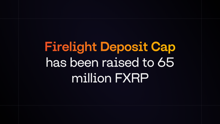 Firelight Deposit Cap has been raised to 65 million FXRP