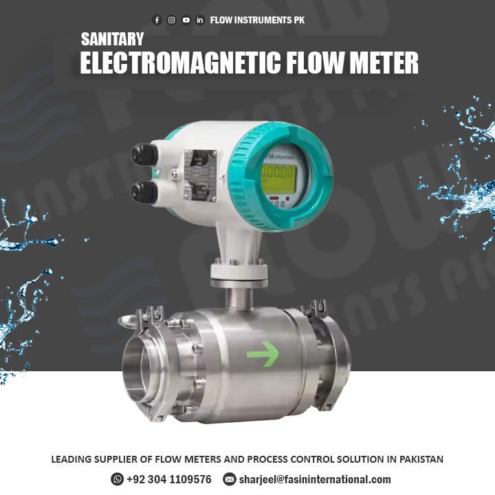 Sanitary Electromagnetic Flow Meter Importer and Supplier in Pakistan