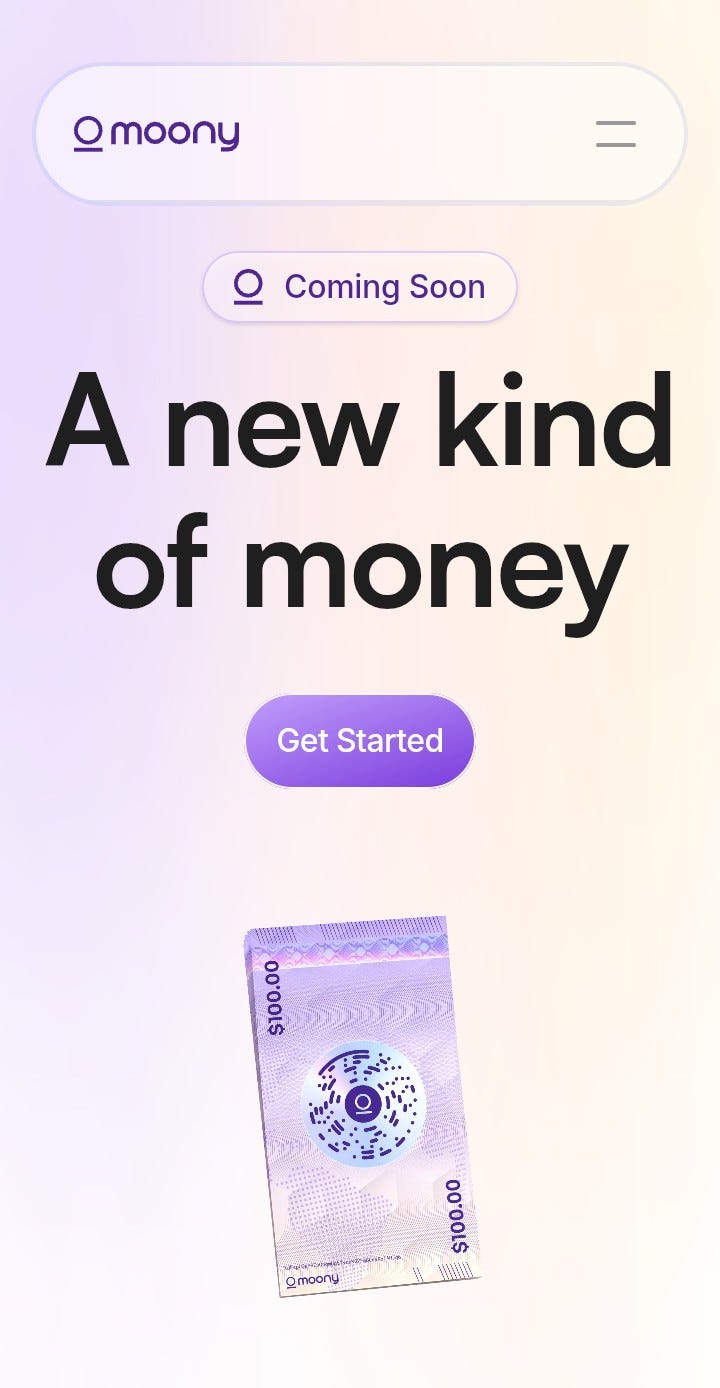 Moony: Rebuilding Money for the Internet Age 