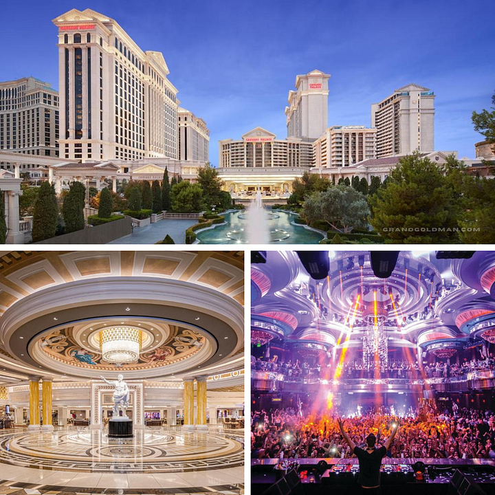 Caesars Palace — Best Hotels in Las Vegas for a Bachelorette Party — grandgoldman.com