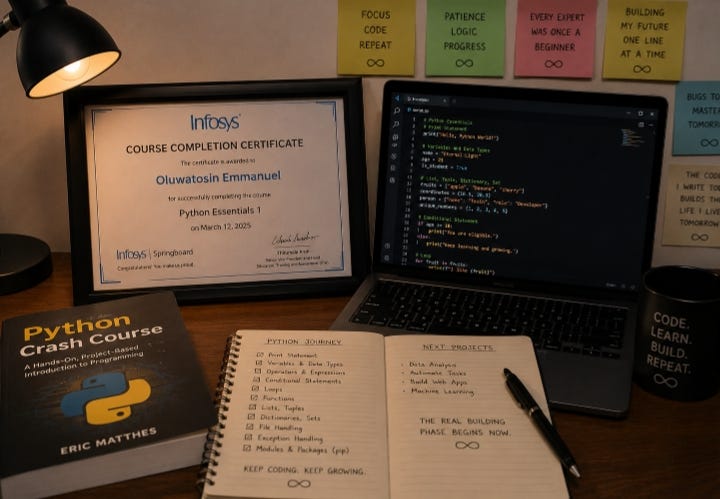 Certified and Compiled: My Journey Through the Python Essentials
