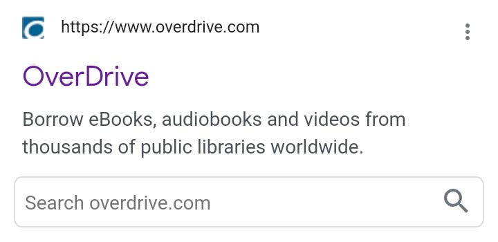 overdrive ebooks