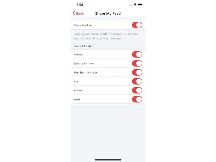 How to turn off tinder feed