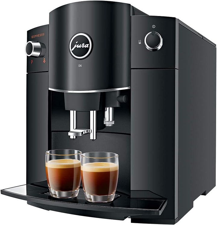 Jura D6 Automatic Coffee Machine, 1, 37 ounces, Black — Best Expresso Machines Under $2000 (Reviews) — walfosbrand.com