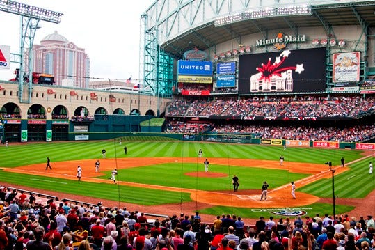 Minute Maid Park in 2012: cheaper tickets, cheaper beer, new