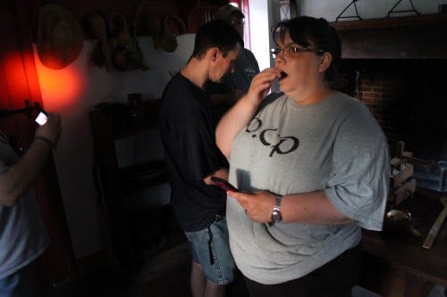 Olde City Paranormal, a Philadelphia-based paranormal investigation group, looked for evidence at the Keith House, located in Graeme Park in Horsham, on June 22.