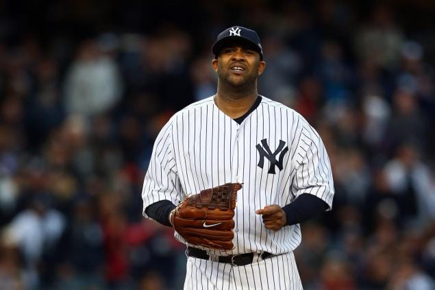 CC Sabathia dominated Boston. 