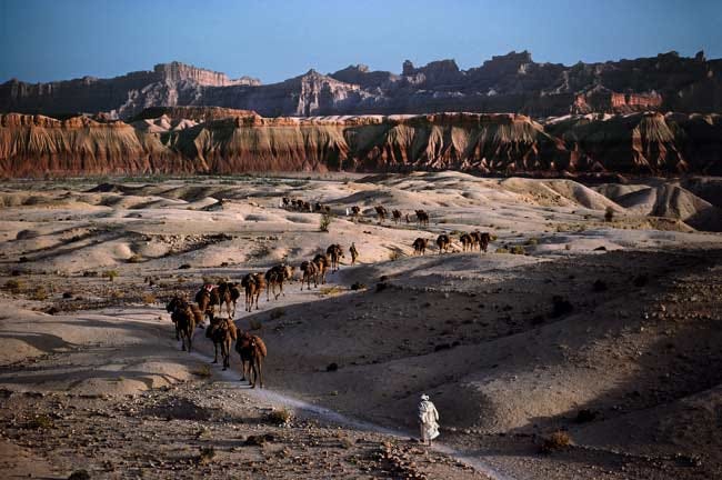 © Steve McCurry,"Camel Caravan", Afghanistan 1981