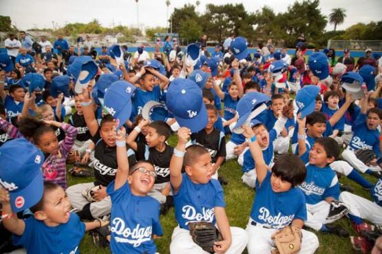 Dodger Dogs - Blue - Dodgers - Kids T-Shirt