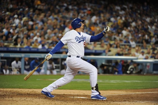 When former Dodgers first baseman Adrian Gonzalez blasted World