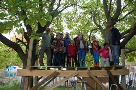 Treehouse building in Deptford. Photo: Carlo Pandian