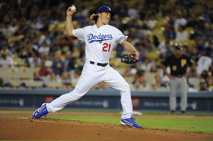 Zack Greinke's ERA in September is 1.91. (Jon SooHoo/Los Angeles Dodgers)
