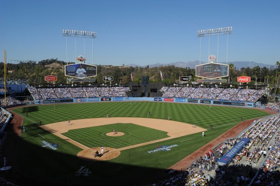 Los Angeles Dodgers Logo Stadium Seat