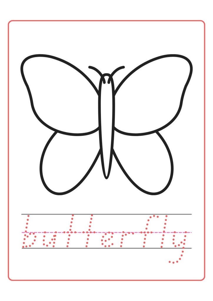 Butterfly Color By Number 2