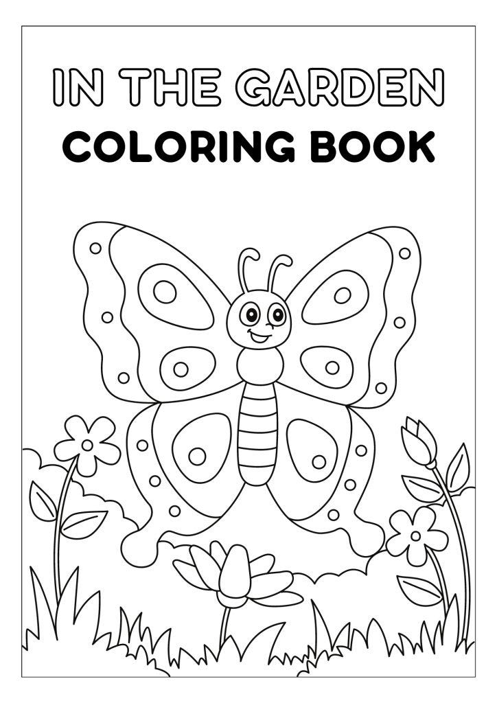In the Garden Coloring Book