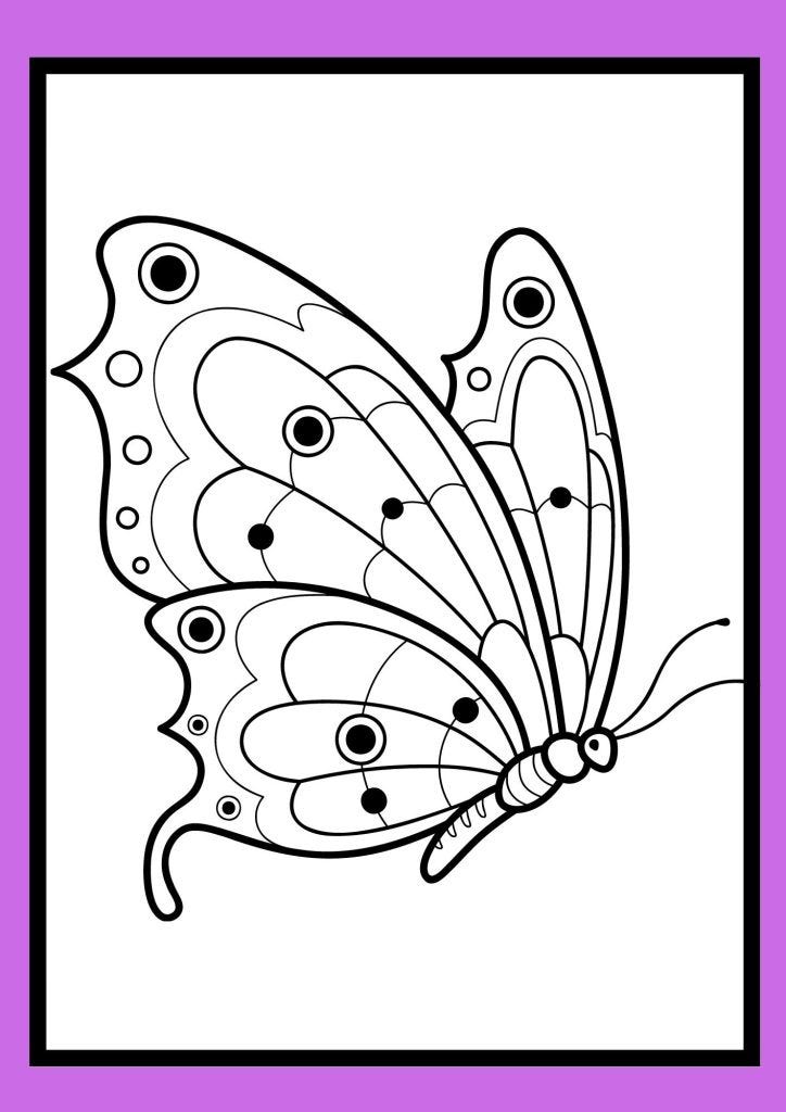 BUTTERFLY BLACK AND WHITE VECTOR 1