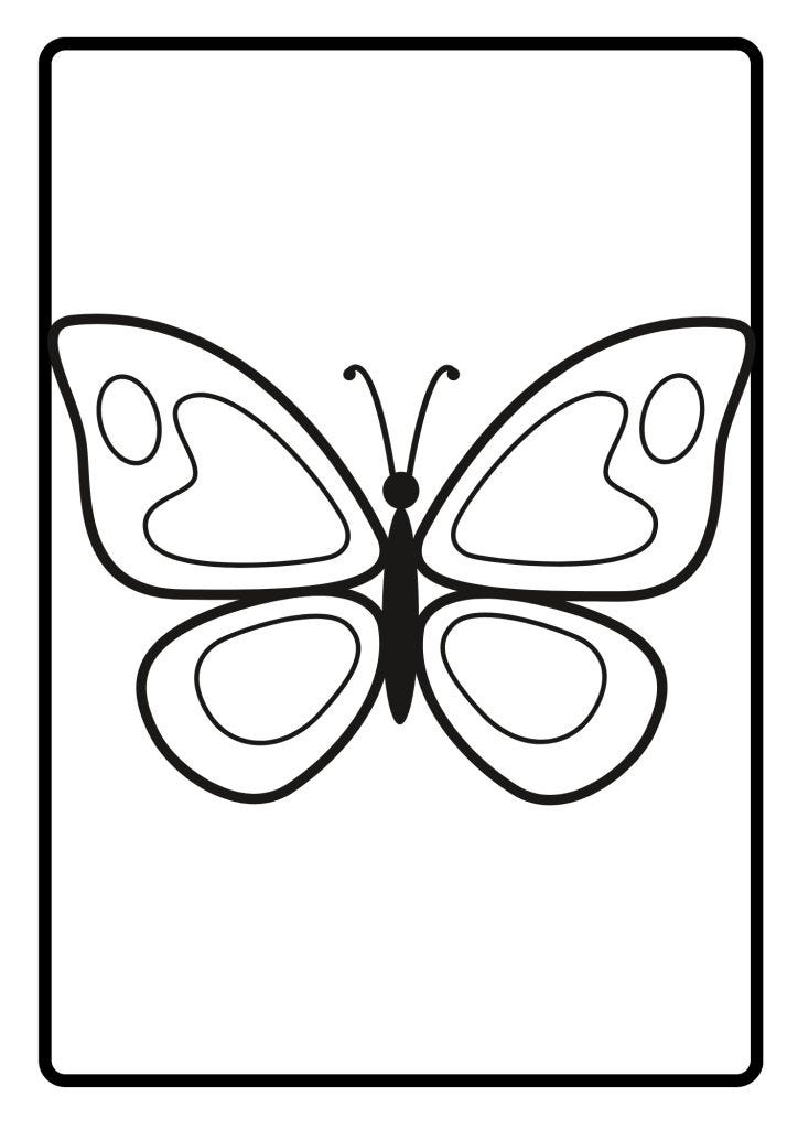 BUTTERFLY OUTLINE 2