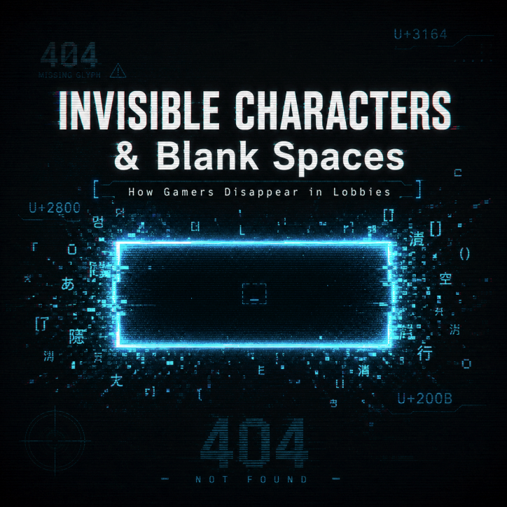 Invisible Characters & Blank Spaces — How Gamers Use Unicode to ‘D
