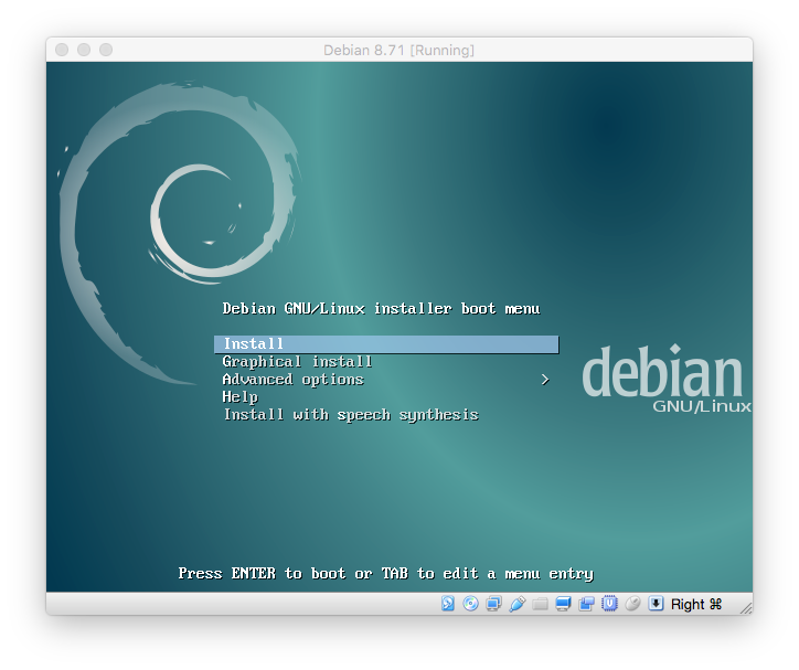 Debian Installer Force Text Mode