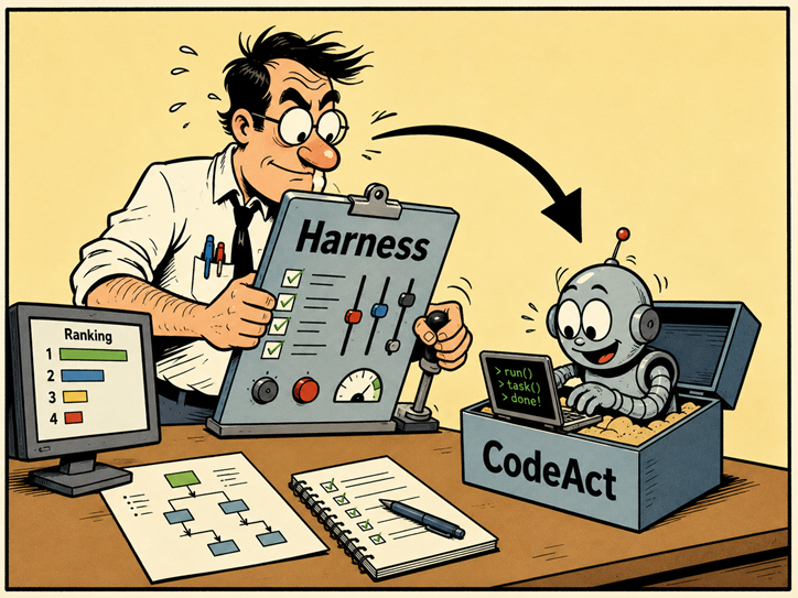 From the model that answers to the agent that works: Agent Harness and CodeAct with C#