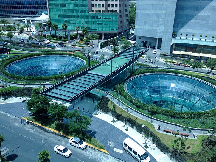 Garden Santa Fe mall in Mexico.