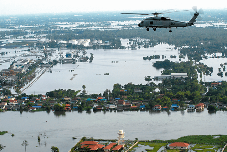 The result of the 2011 flood in Thailand.